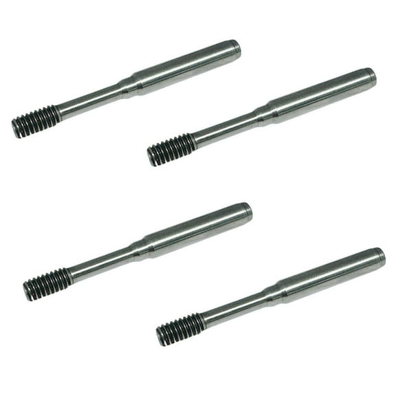 4 Pcs 1/4" Stud Hand Swage 1/8" Cable Slimline Stud Receiver Stainless Steel T316