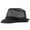 Black, variant on Lolmot Unisex Summer Cool Elegant Trilby Hat & Stylish Hollow Beach Hat