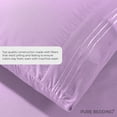 thumbnail image 4 of Bed Pillow Cases, Wrinkle & Fade Resistant, Hypoallergenic, Microfiber, 2-Piece (King Pillowcase, Lilac), 4 of 4