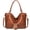 Brown, variant on Sunyuer Tote Bag for Women, PU Leather Large Capacity Shoulder Purse Roomy Hobo Handbag Work Crossbody Bag with Tassel