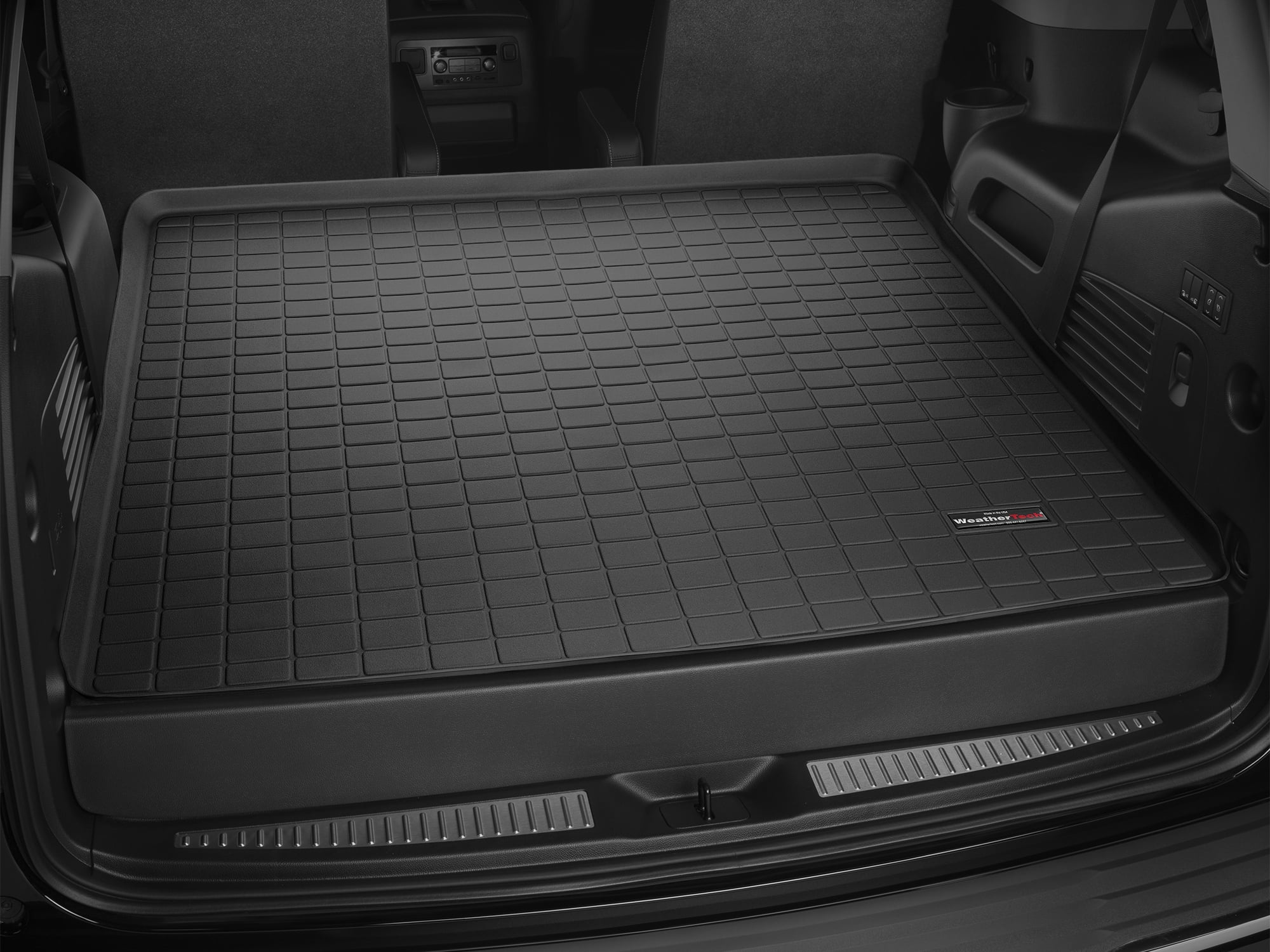 WeatherTech Cargo Trunk Liner compatible with Escalade, Tahoe, Yukon - Behind 2nd Row, Black