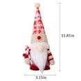 thumbnail image 4 of Christmas Gnome Plush Elf Decorations - Mr. Xmas Holiday Handmade Scandinavian Tomte for Christmas Decorations - Tiered Tray Decor, Holiday Presents, Home Office Table Decorations, 4 of 9
