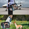 thumbnail image 7 of Corgi 17x10x11.8 in Pet Carrier Bag - Fabric 900D Oxford Cloth - Sherpa Base - Nylon Webbing - Comfy & Durable Pet Travel Bag for Small Dogs - 200 Characters., 7 of 7