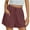 B168 Wine women's shorts clearance under $5, variant on Women Shorts under $5! Xqxayjr Womens Drawstring Shorts Summer Elastic Waist Casual Lightweight Shorts Comgy Beach Shorts with Pockets