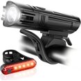 thumbnail image 1 of Juego de luces para bicicleta JAMW recargables por USB 4 modos de luz, 1 of 5