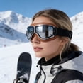 thumbnail image 4 of Klonfd Motorcycle Goggles Fits Over Glasses Soft Padded Riding Glasses With Slip Strap, 4 of 6