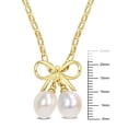 thumbnail image 2 of Everly Women's Cultured Pearl Yellow Gold Plated Necklace, 2 of 5