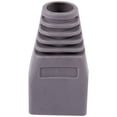 thumbnail image 2 of Ethernet Gray Rubber RJ45 Connector Boots Cover Case Protector 50 pieces, 2 of 8