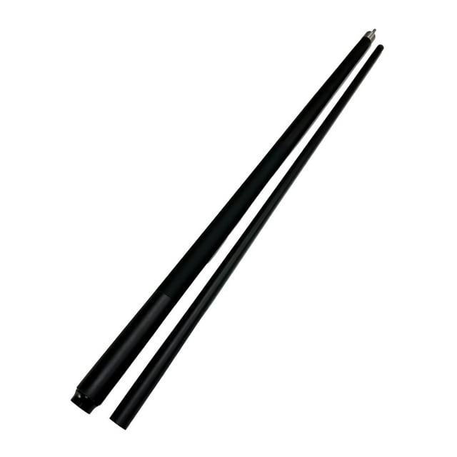Almencla 147cm Billiard Cue 2 Sections Pool Table Sticks for Game Practice Break Room black