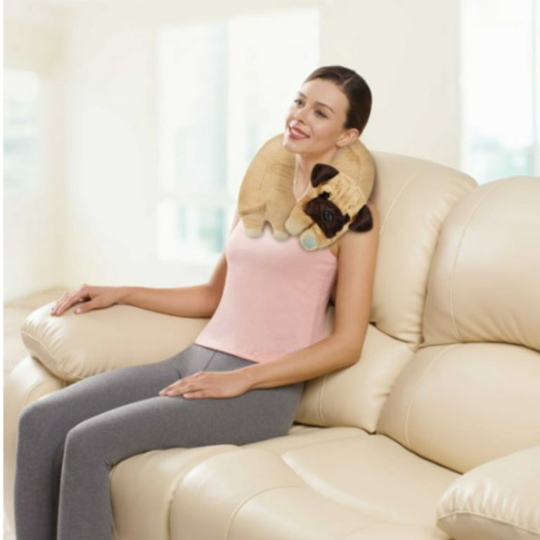 personalized vibration heat travel neck pillow