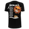 thumbnail image 2 of Metallica - Camiseta Flaming Skull Tour '94 para Adultos Unisex (Negro), 2 of 2