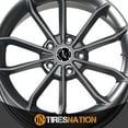 thumbnail image 5 of Platinum 457GM Revelation Gunmetal Wheel Rim, 16" x 7" 5 x 100mm +40mm, 5 of 5