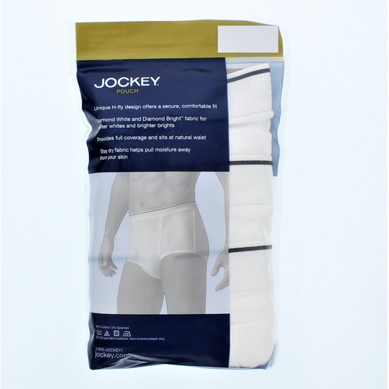 Jockey Jockey Men's Underwear Pouch Brief 3 Pack Large