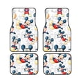 thumbnail image 1 of Cartoon Mickey Mouse And Minnie Mouse Car Floor Mats Universal Floor Mats for Cars Front Rear Car Foot Mats Cute Anime Pattern Car Accessories for Trucks, 1 of 5