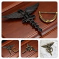 thumbnail image 4 of OULII Eagle Head Shape Door Knocker Zinc Alloy Multi Retro Design 1 PCS, 4 of 8