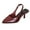Wine, variant on Xfvqtps Slingback Heels for Women Pointed Toe Stiletto Patent Leather Pumps Classic Black Burgundy Dress Shoes for Office Date and Casual Wear