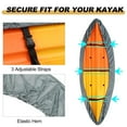 thumbnail image 3 of Housse de Kayak Anti-Poussière Imperméable Résistante aux UV Housse de Kayak de Plein Air Housse de Rangement pour Bateau Kayak Canot Planche à Pagaie, 3 of 7