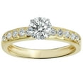 thumbnail image 1 of Bague de Fiançailles en Or Jaune avec Diamant 1 Ct 14 K, 1 of 4