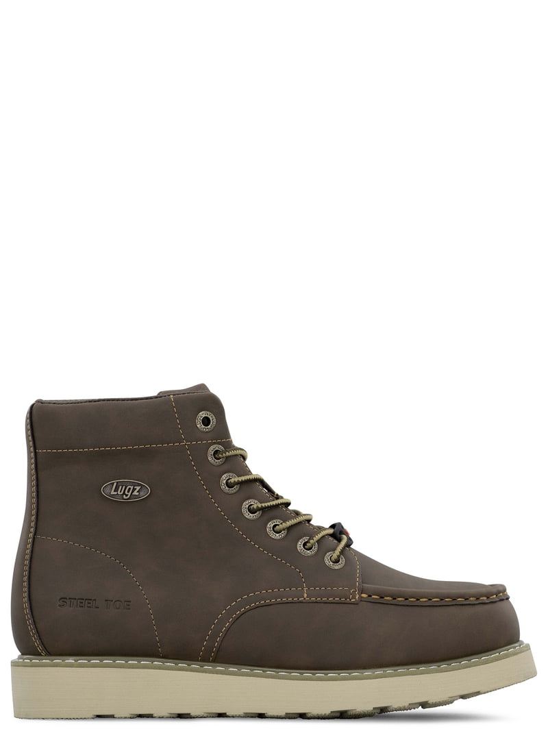 Lugz Work Men's Monterey Wide Steel Toe Moc Toe Chukka Work Boots