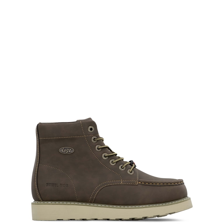 Lugz Work Men's Monterey Wide Steel Toe Moc Toe Chukka Work Boots