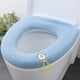 thumbnail image 4 of Cojín del asiento del váter, cubierta gruesa y cálida y suave para invierno, con asa para inodoros universales, 4 of 6