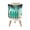 Color 1, variant on Small Trash Can with Lid Surfers Paradise Palm Trees Surfboards Sandy Beach Coastal 1.8 Gallon Dog Proof Trash Can Round Garbage Can Waste Bin Wastebasket for Bathroom Bedroom Living Room