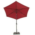 thumbnail image 3 of TrueShade Plus 9' Garden Parasol with Push Button Tilt and Crank Antique Beige, 3 of 5