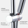 thumbnail image 4 of GoolRC Adjustable Height Holder For Slide Bar Rail Head Bracket Holder Handheld Showerhead Holder 360 Degree Rotation Sprayer Bracket Polished Chrome, 4 of 7