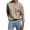 Khaki, variant on Men's Long Sleeve Button Down Shirt Casual Untucked Shirts Summer Beach Tops in Regular Fit Black L