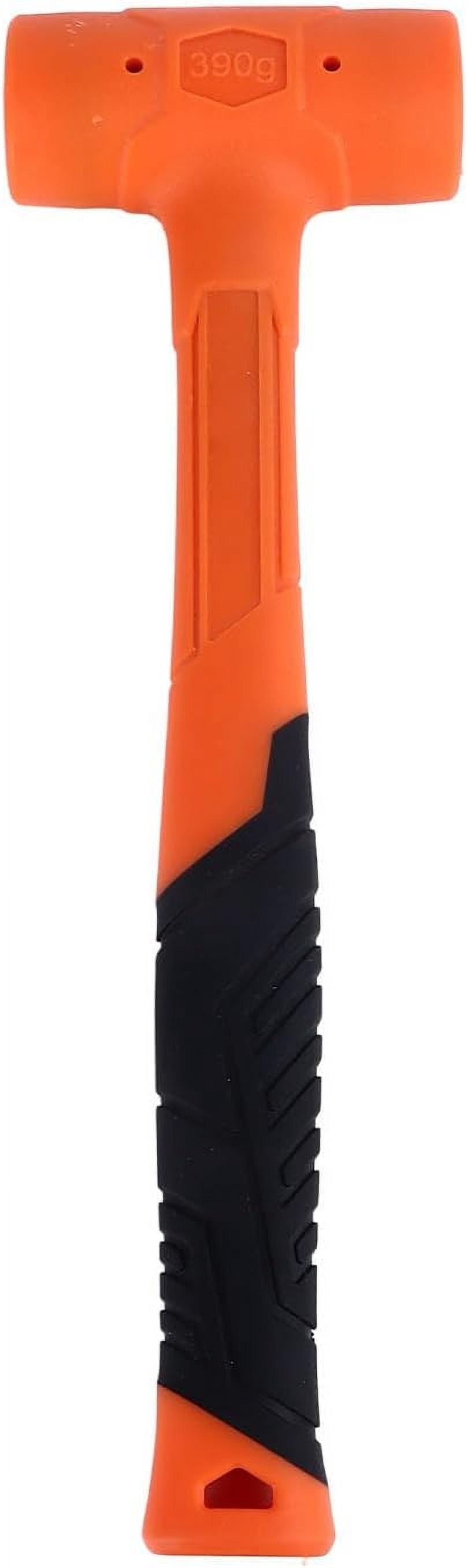 ABCISI Dead Blow Rubber Mallet Hammer, 0.5LB Non Elastic Design with Premium Long Lasting Rubber Material, Non-Marring Striking Tool for Woodworking Automotive Mounting Tasks DIY Projects