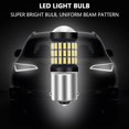 thumbnail image 3 of shiyou-2PCS Car LED Headlight Bulbs,Ultra Bright 1156 LED Bulb,4014 60-SMD LED Lights for Car,Universal Car LED Lights Replacement for Brake Light Bulb/Reverse Lights/Indicator Light (1156 LED/White), 3 of 4