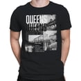 thumbnail image 2 of Queens NYC Neighborhoods Men's Black T-shirt, 2 of 3