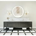 thumbnail image 2 of Modern Mirrors Corona Round Lighted Bathroom Vanity Mirror with IP44 Rating and Dimmable Lighting, 2 of 6