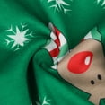 thumbnail image 5 of Odeerbi Family Clothes New Cute Fashion Christmas Pajamas Hooded Print Family European And American Pajamas Parent-child Wear Jumpsuit Mom Green L, 5 of 7