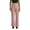 Pink, variant on New Slim Fit Solid Color Pleated Micro Elastic Formal Straight Leg Pants Casual Pants Women Pants Trousers Everyday Comfort Versatile Bottoms