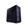 thumbnail image 2 of NZXT H Series H7 (2023) Flow RGB Edition ATX Mid Tower Chassis Black Color-CM-H71FB-R1, 2 of 20