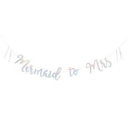 Weddingstar Paper Bachelorette Party Banner - Mermaid To Mrs