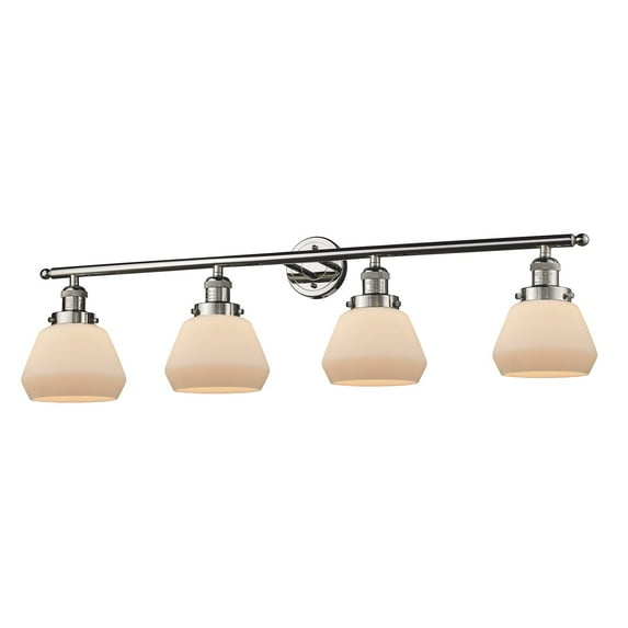 Innovations 4-LT LED Fulton 42.75" Bathroom Fixture - Polished Nickel - 215-PN-G171-LED