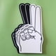 thumbnail image 5 of Jumpingount Guante de porristas de EVA, reemplazo colorido, reutilizable, lindo, Flexible, para eventos deportivos, juegos, fiesta, guantes de Disfraces de disfraces rojo blanco, 5 of 6