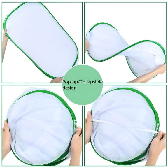 ACDANC Large Monarch Butterfly Habitat, Giant Collapsible Insect Mesh Cage Terrarium Pop-up