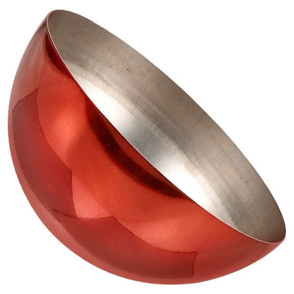 VERDANVERSE 1Pcs Dark Red Gazing Ball 6x6x3in Reflective for Garden Spheres Balls