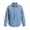 Sky Blue, variant on Women Oversized Washed Denim Jacket French Casual Long Sleeve Button Down Shirt Outerwear Loose Fit Shacket With Pockets For Everyday Wear(Big & Tall,S)