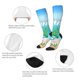 thumbnail image 3 of Fotbe Hello Summer Gnome 1 Calcetas Divertidas Estampadas para Hombre y Mujer, Calcetas de Algodón hasta la Rodilla para Caminar, Correr, Enfermería y Embarazo, 3 of 6