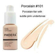 Twin Pack Phoera Foundation Makeup Full Coverage Liquid Base Brighten Long Lasting Twin Pack