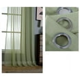 thumbnail image 4 of Xukmct 2 Pack Sheer Curtains Solid Color Curtains Light Filtering Window Curtains Drapes for Living Room, Bedroom, 84" x 102", 4 of 7