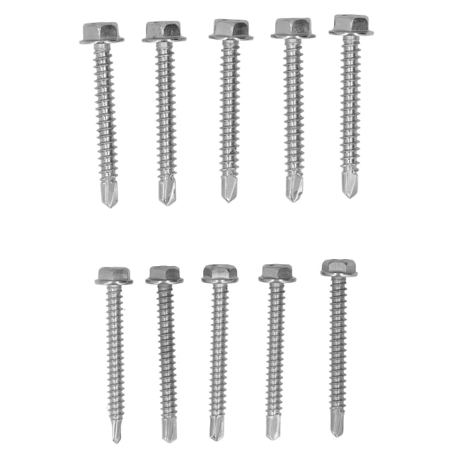 Ensemble de Vis Auto-Perçantes, 100 Pcs Vis Auto-Perçantes Kit de Vis Auto-Perçantes Qualité Supérieure