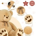 thumbnail image 4 of MaoGoLan 5ft Giant Teddy Bear Plush Toy Jumbo Stuffed Animal, 4 of 9