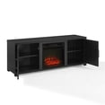 thumbnail image 5 of Crosley Furniture Gordon Wood TV stand for TVs up to 58" w/ Fireplace in Black, 5 of 14