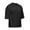 Black, variant on Mens Solid Color T Shirts Breathable Active Mesh Stretch Tees Casual Workout Gym T Shirt