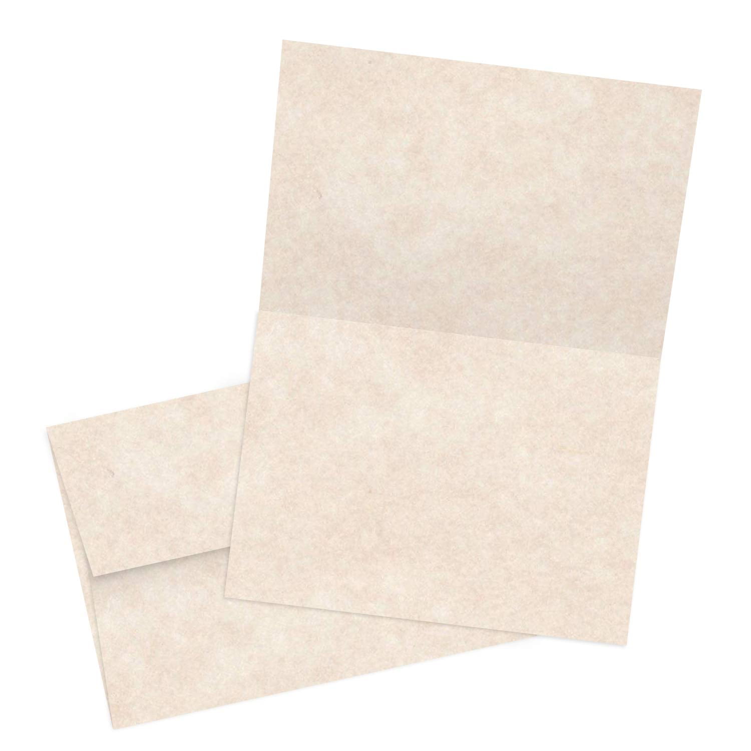 50 pack with matching envelopes Kraft A7 Folded Cards 